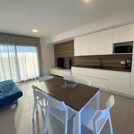 Bright Beachside With Two Terraces Bibione