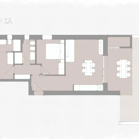 Bright Beachside With Two Terraces Bibione